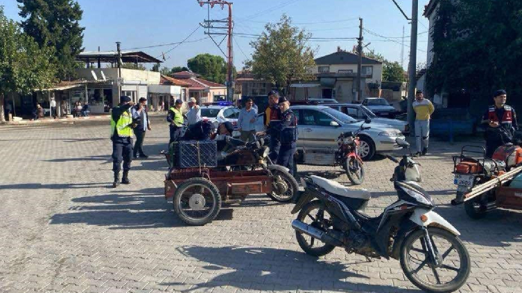 Manisa'da motosikletlere trafik denetimi